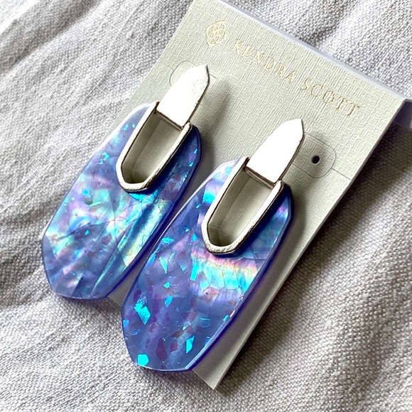 NWT Kendra Scott Large Kailyn Iridescent Lilac๐๐๐๐๐๐๐ - Picture 2 of 7